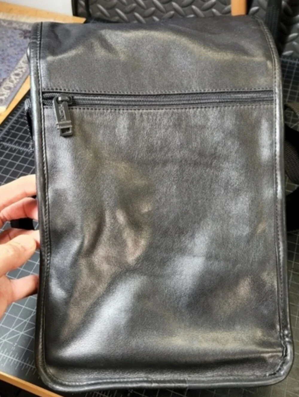 Tumi Nappa Leather Travel Bag